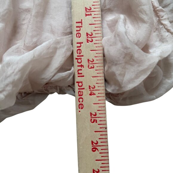 Florencia Silk Womens Sleeveless Pink Blouse With Pleated Design - Picture 5 of 7